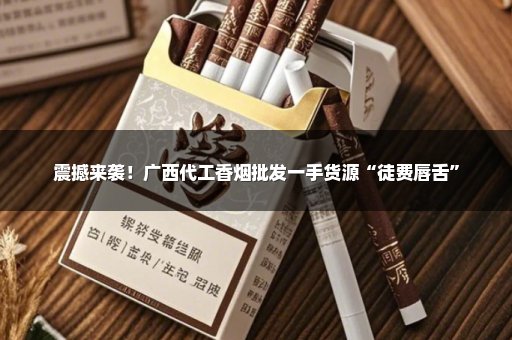 震撼来袭！广西代工香烟批发一手货源“徒费唇舌”